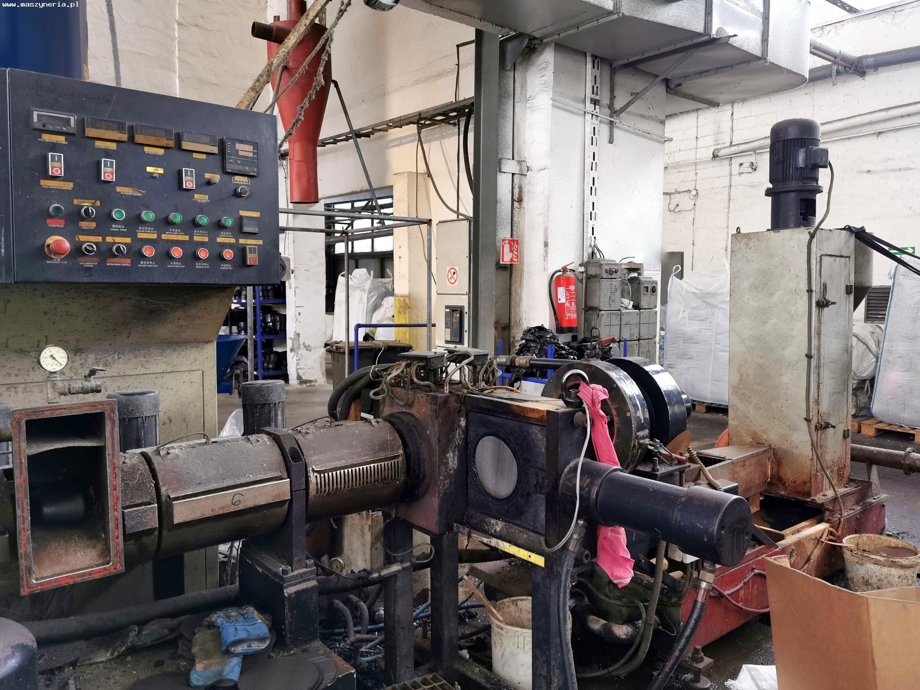Linea di riciclaggio e granulazione plastica PE 300 in vendita - foto 2